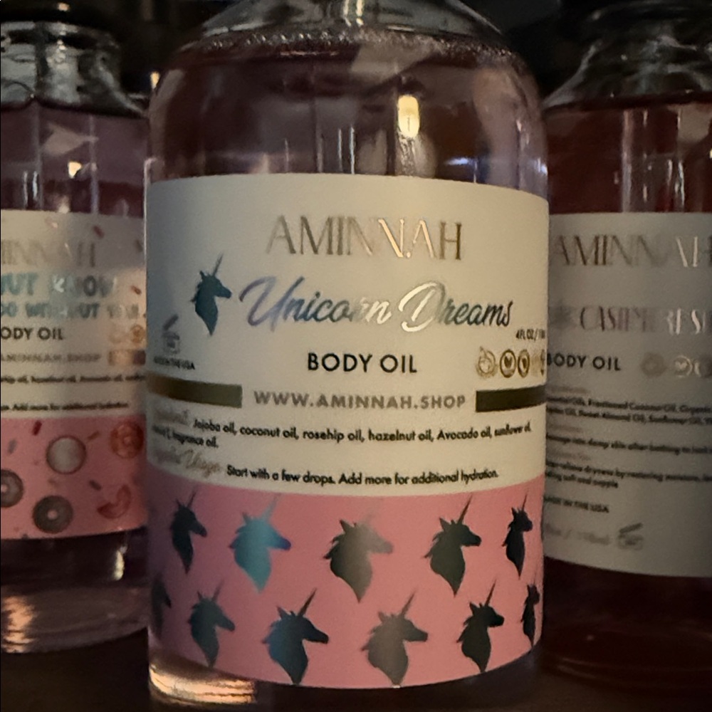 NWT Aminnah Unicorn Dreams Body Oil - Picture 2 of 4